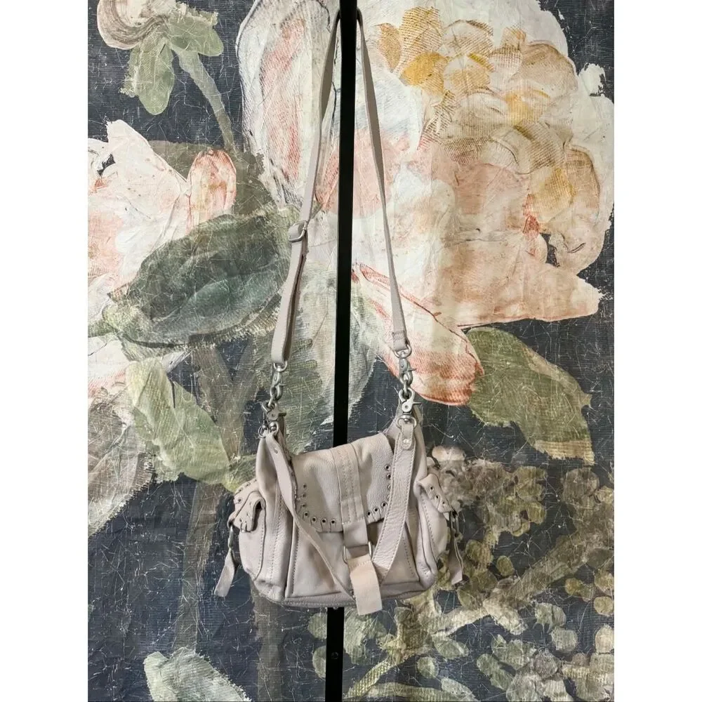 New Free People We The Free Baby Leigh Distressed Tote Bag One Size
